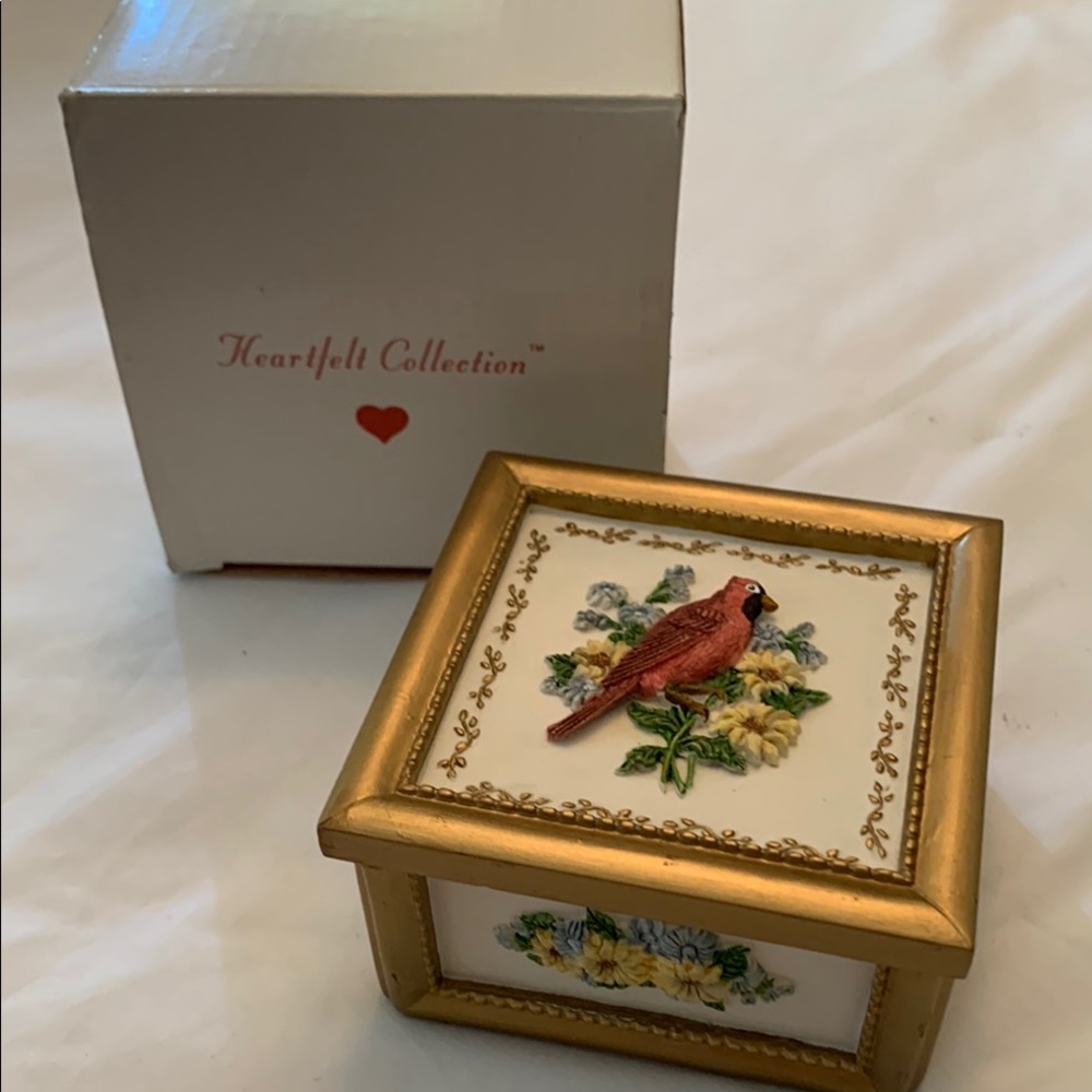 Cardinal Trinket Box